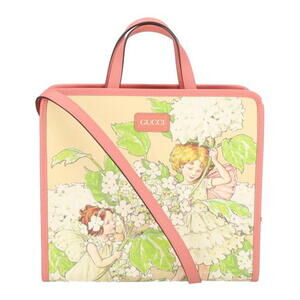 Gucci fairy print tote bag Pink